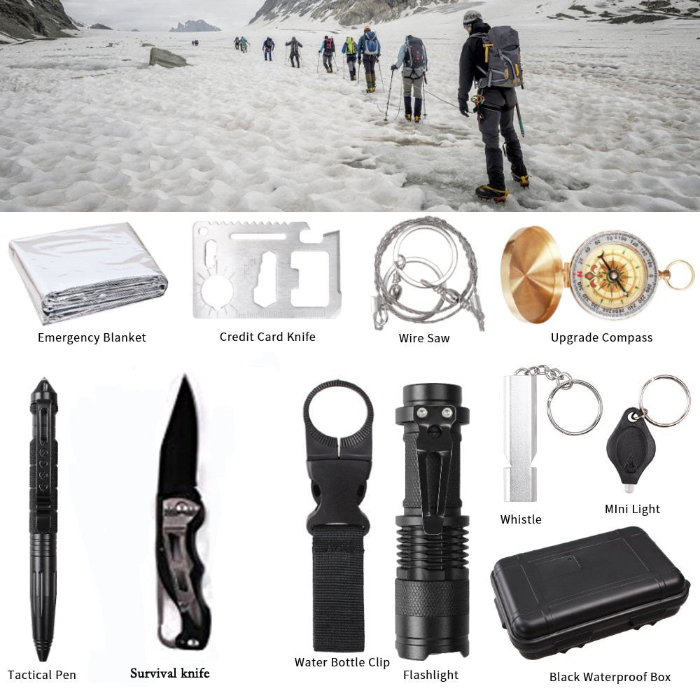 Kit de survie EDC 11 en 1 survivalisme - Tedadora