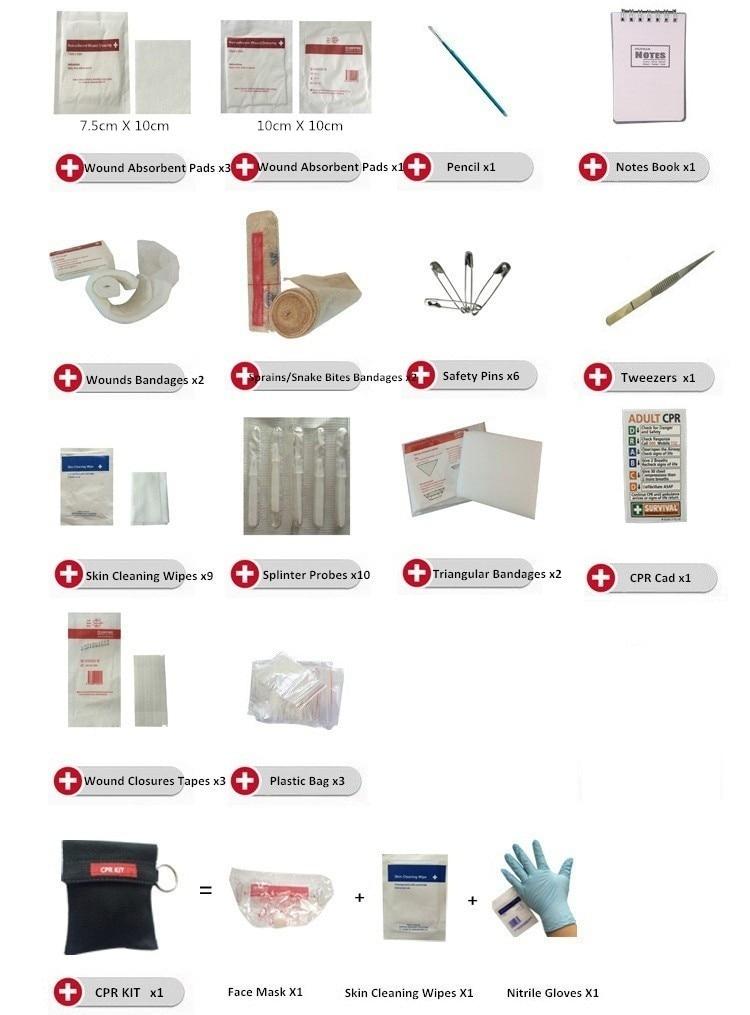 Trousse de secours professionnelle - Survivalisme - Tedadora